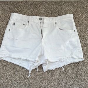 AG white shorts
